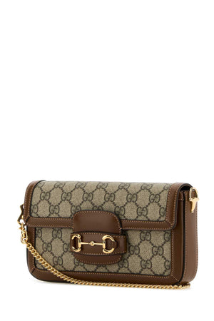 GUCCI Mini Supreme Fabric Horsebit Handbag