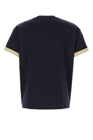 BOTTEGA VENETA Midnight Blue Cotton T-Shirt for Men