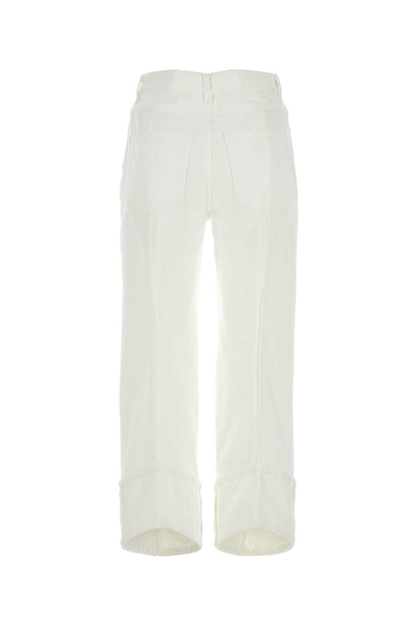 BOTTEGA VENETA Classic White Denim Jeans for Women