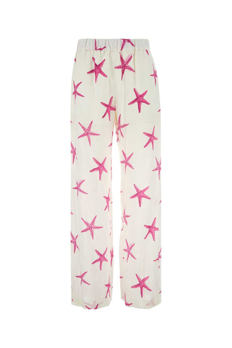 VALENTINO GARAVANI Printed Crepe Escape Pant for Women - Perfect for Spring 2024