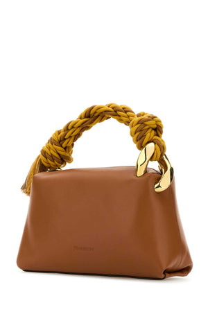 JW ANDERSON Mini Caramel Leather Corner Handbag