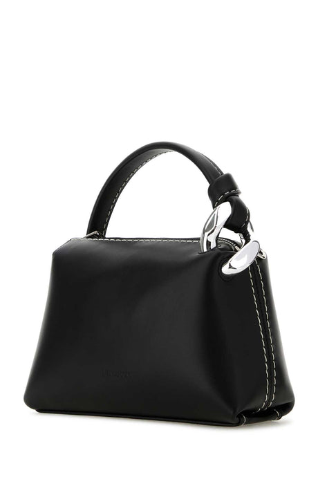 JW ANDERSON Mini Black Leather Corner Handbag