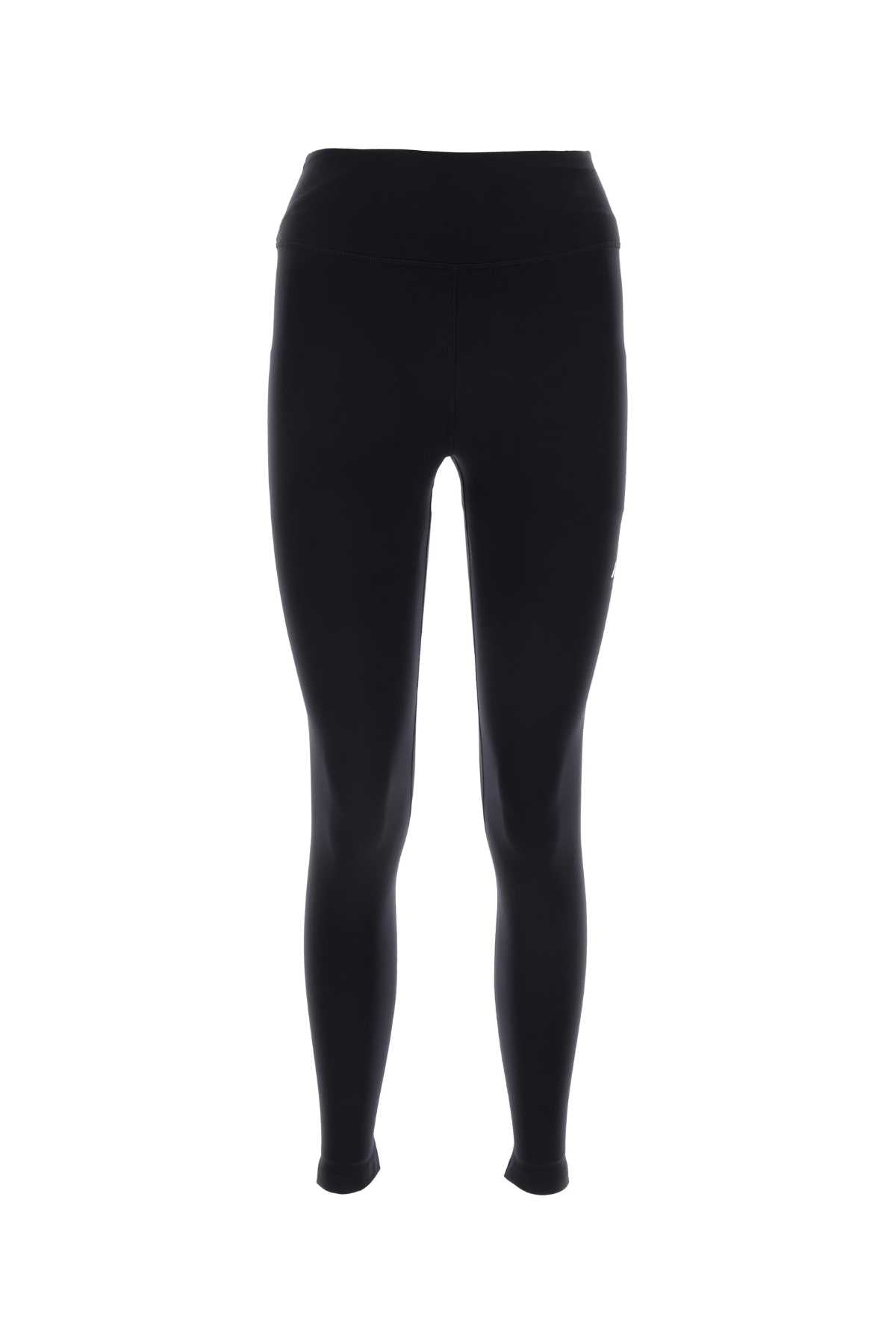 BALENCIAGA Essential Black Stretch Nylon Leggings