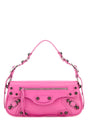 BALENCIAGA Mini Fuchsia Leather Sling Shoulder Handbag