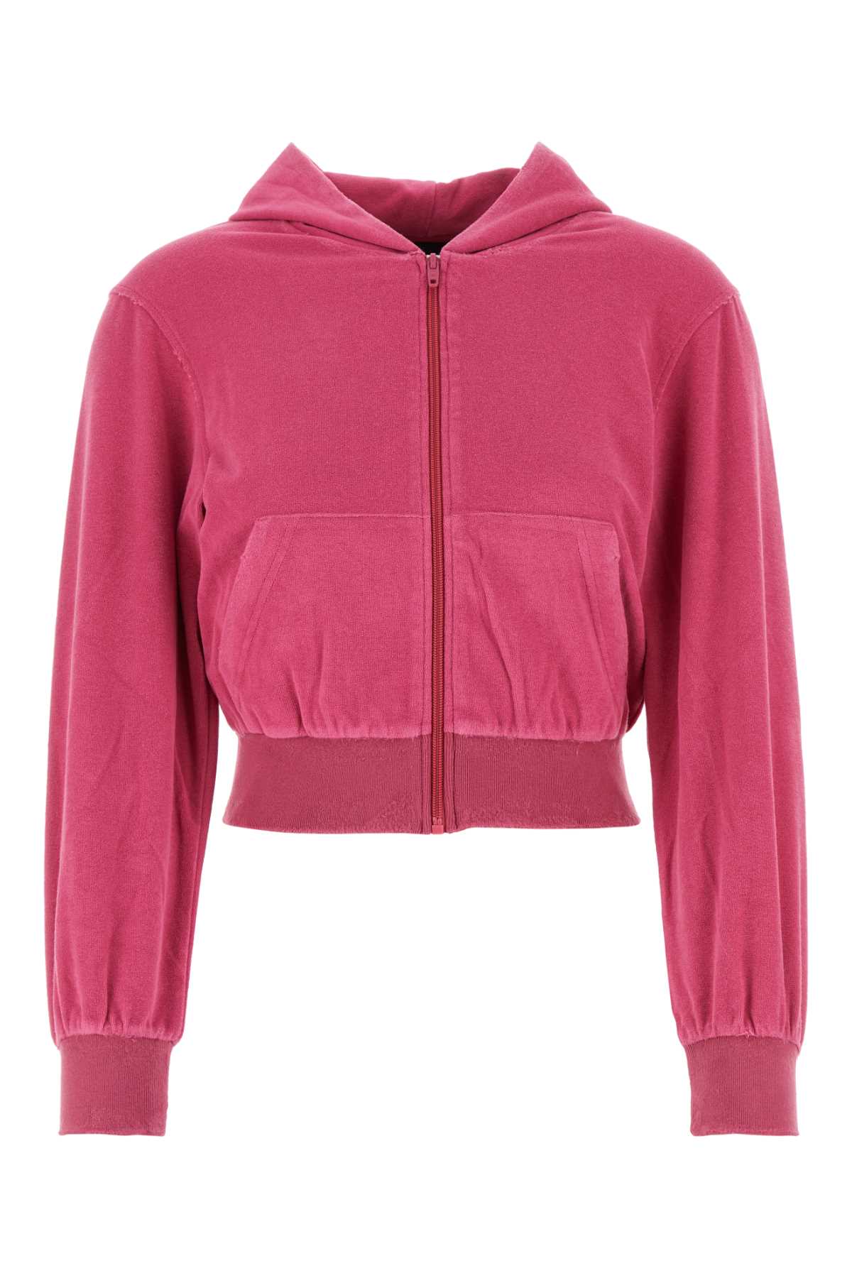 BALENCIAGA Chic Pink Chenille Sweatshirt