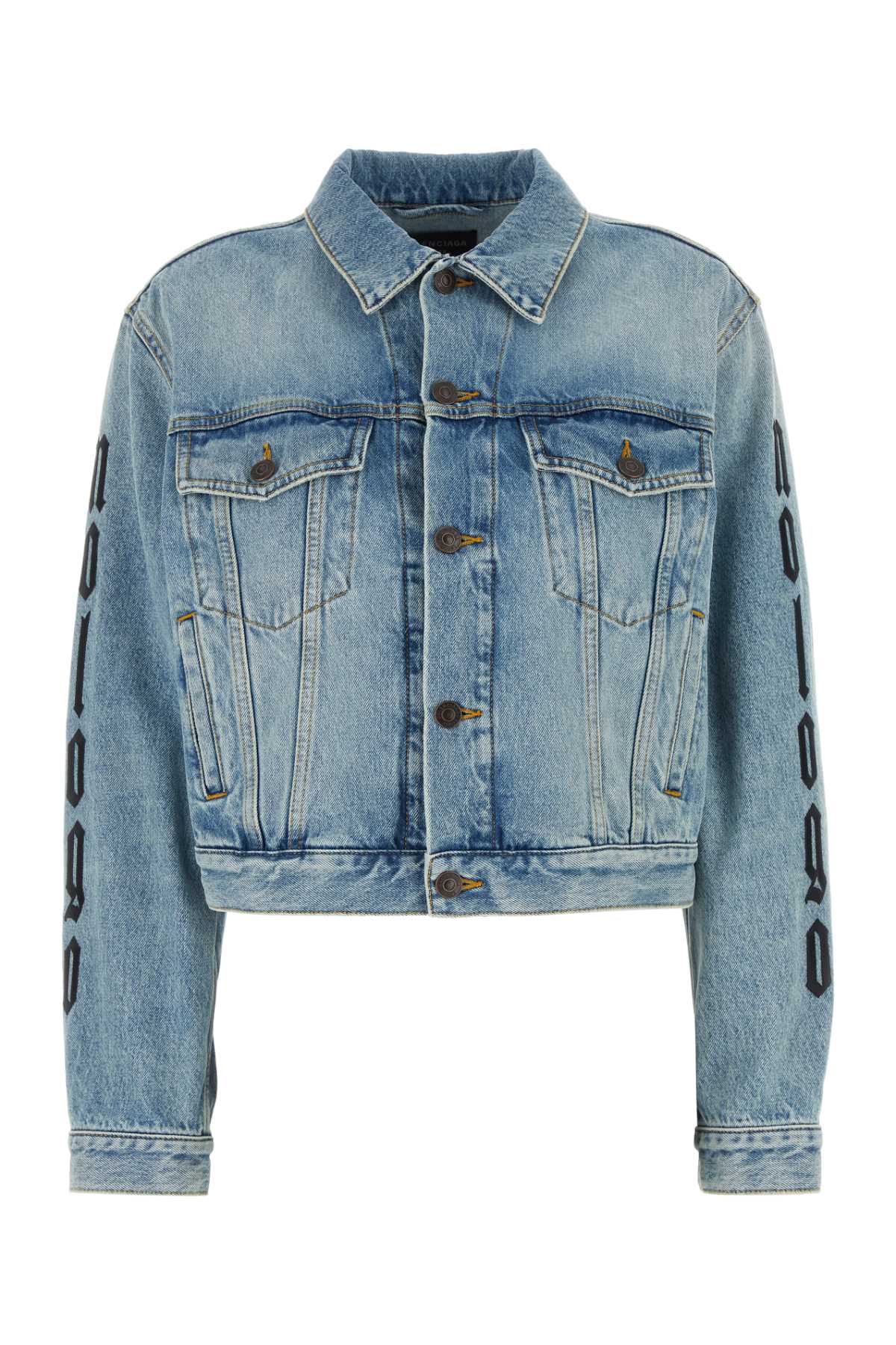 BALENCIAGA Light Blue Denim Jacket for Women