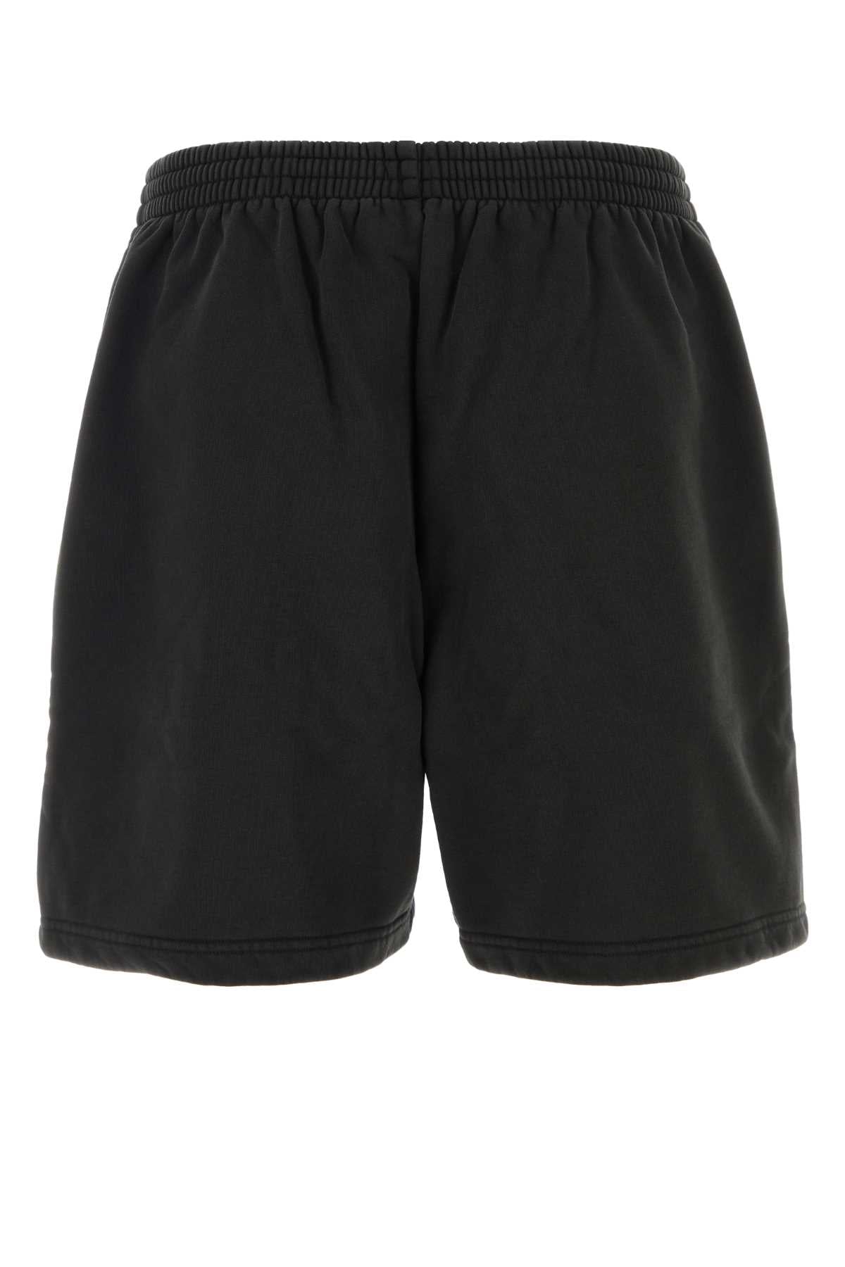 BALENCIAGA Charcoal Cotton Bermuda Shorts for Men