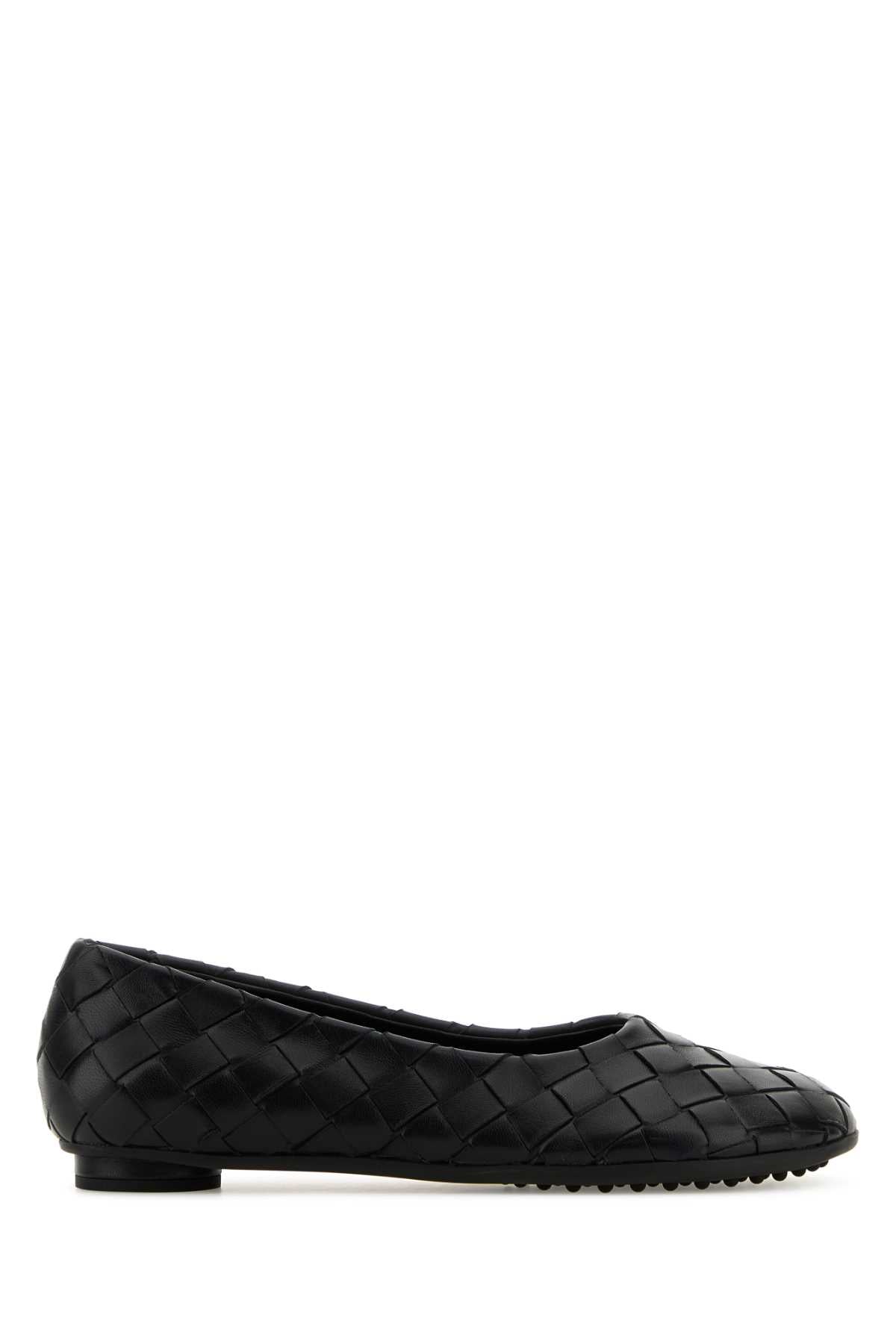 BOTTEGA VENETA Black Nappa Leather Atomic Ballerinas