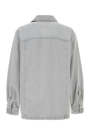 BOTTEGA VENETA Classic Grey Denim Shirt for Men