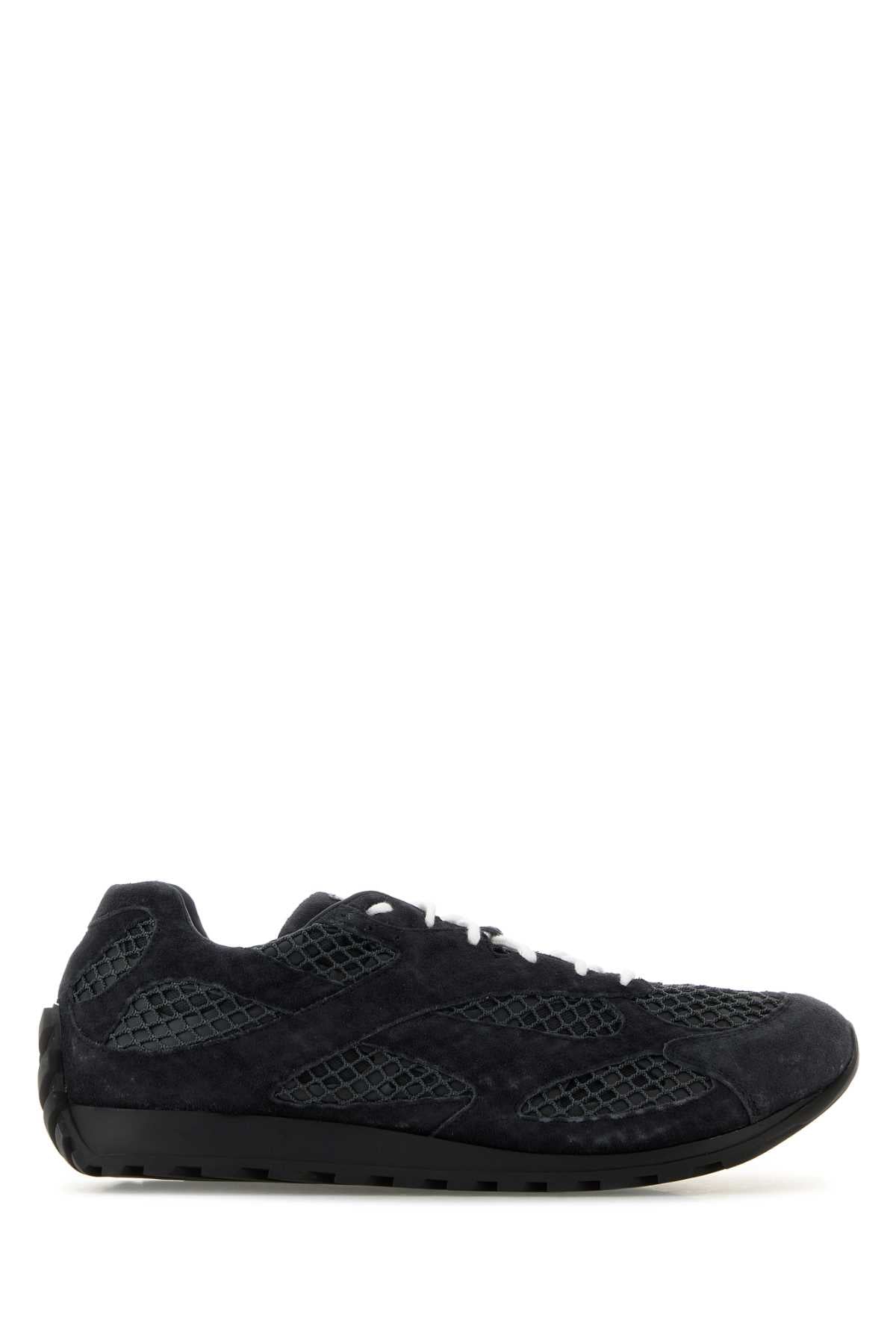 BOTTEGA VENETA Mesh and Suede Orbit Sneakers - Modern Black Design