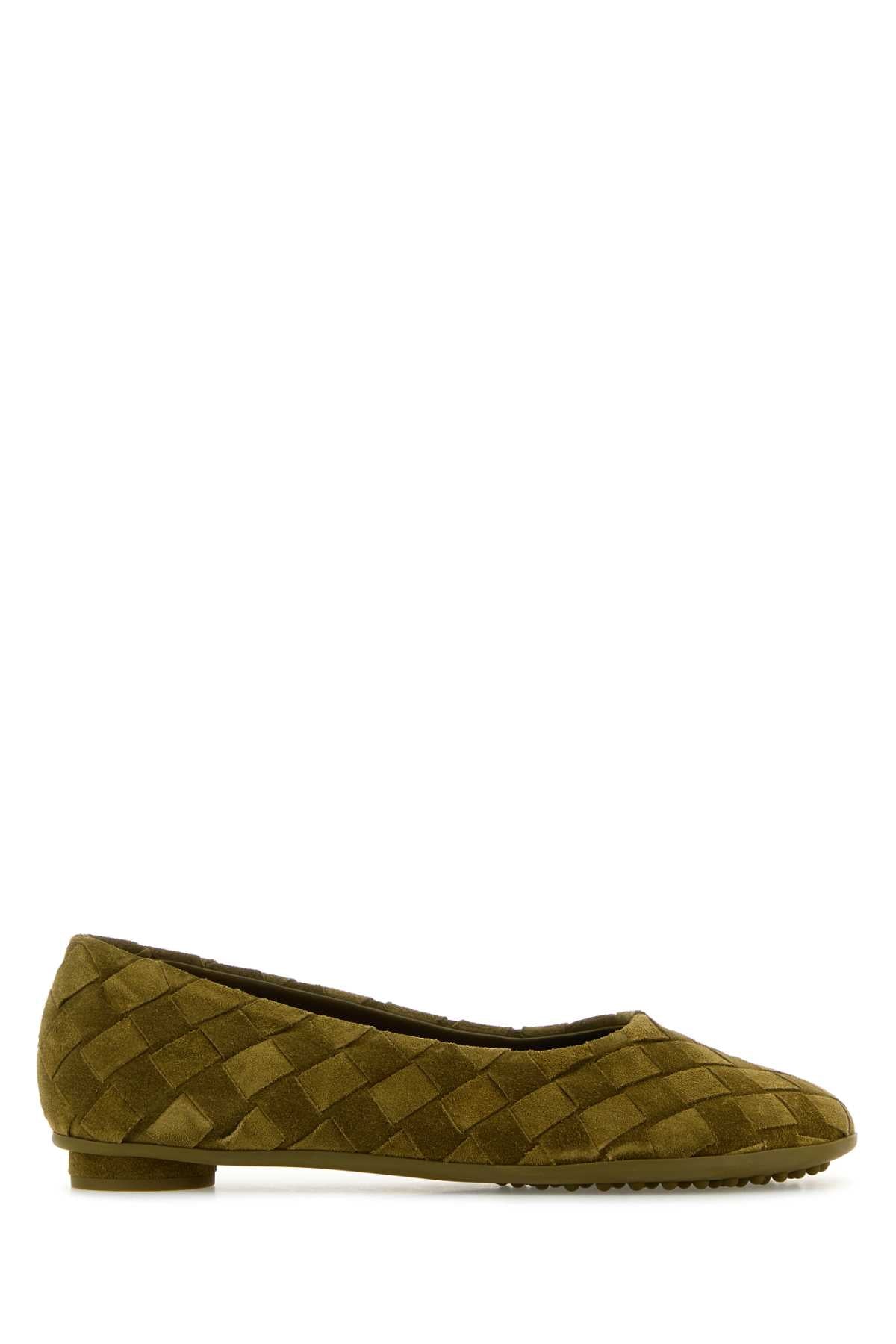 BOTTEGA VENETA Elegant Suede Atomic Ballerinas - Size Available