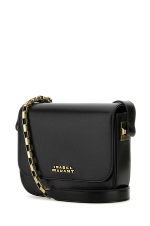 ISABEL MARANT Mini Black Leather Crossbody Handbag