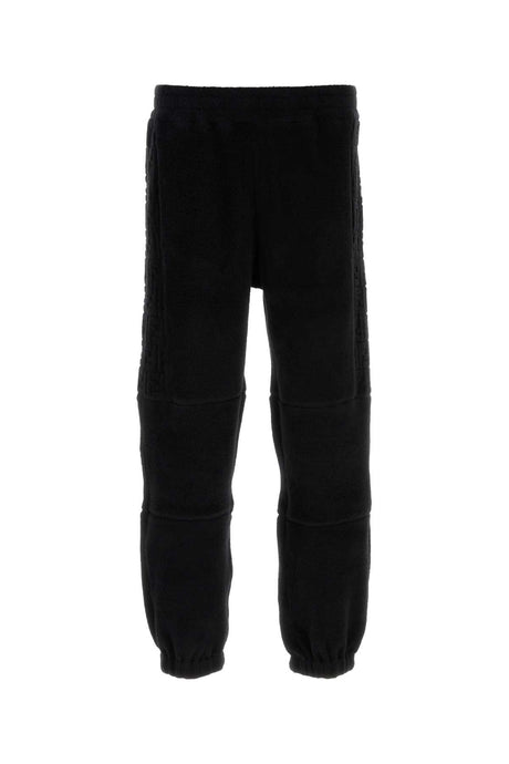 FENDI Men's Black Stretch Terry Joggers - Versatile Comfort