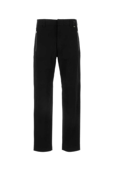 FENDI Tailored Black Gabardine Slim-Fit Pants