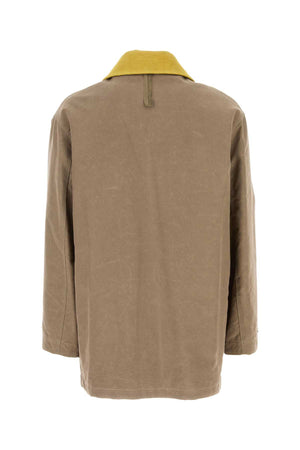 FENDI Beige Canvas Jacket for Men