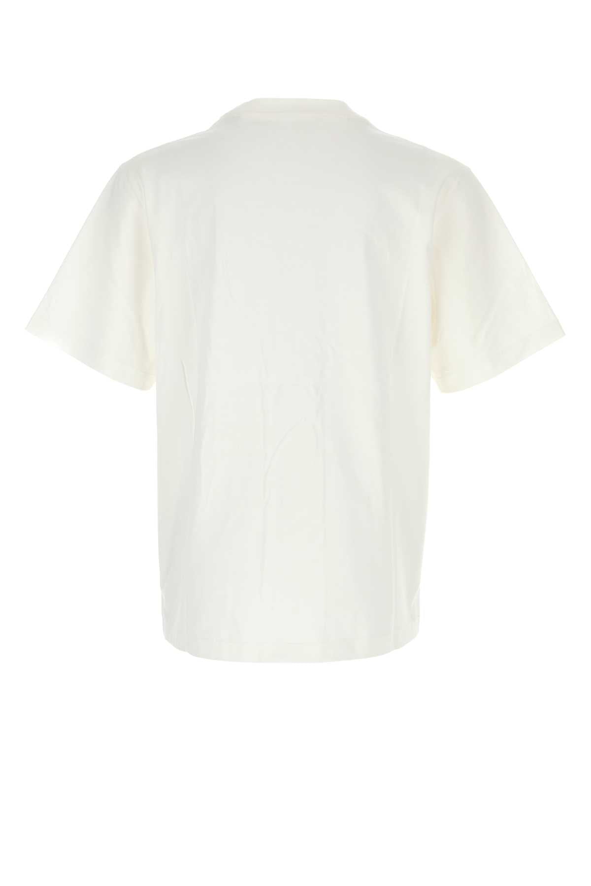 FENDI Essential White Cotton T-Shirt for Men