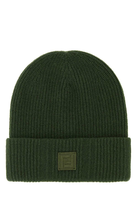 FENDI Stylish Wool Blend Beanie for Men - Perfect for Winter