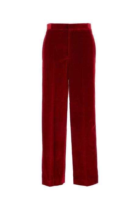 JW ANDERSON Opulent Velvet Wide-Leg Pants for Women