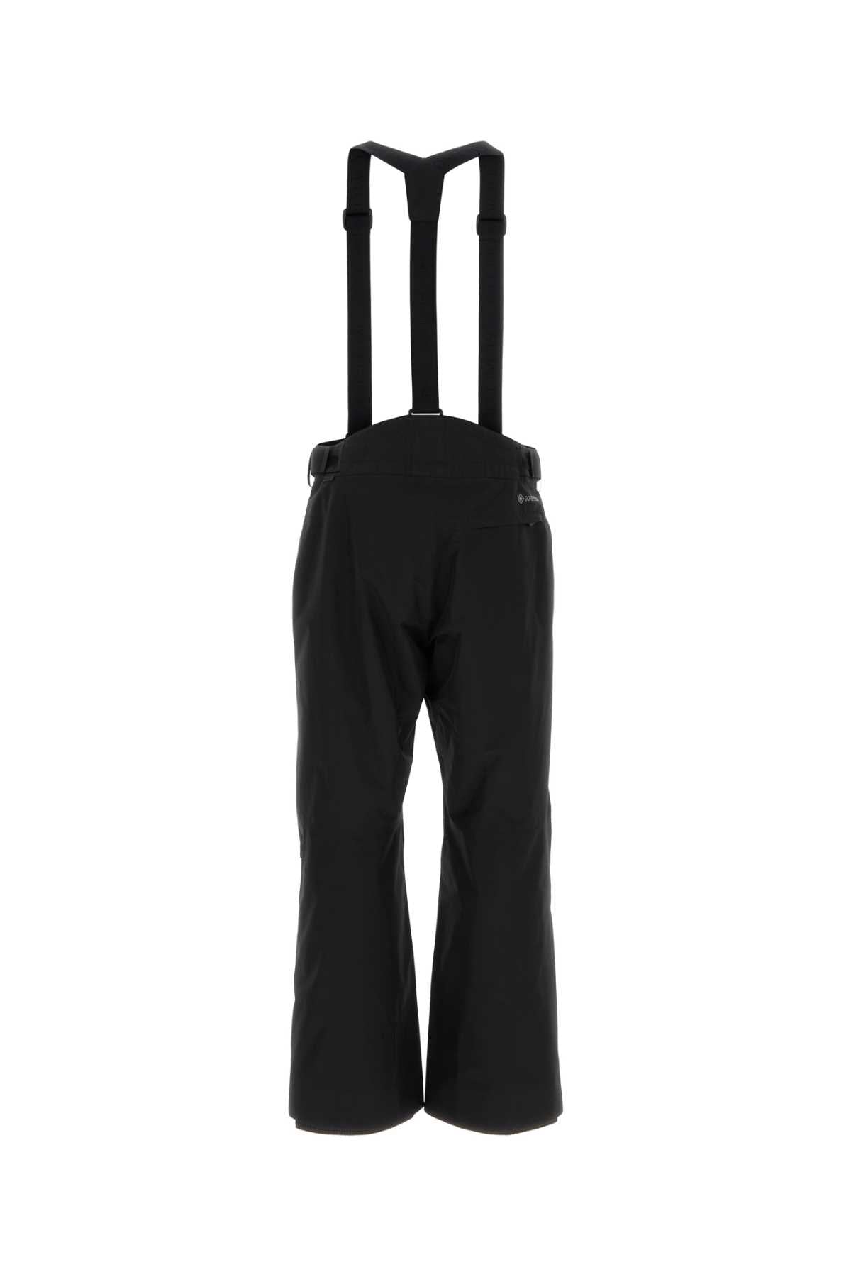 MONCLER GRENOBLE Men's Black Polyester Ski Pants for Winter Adventures