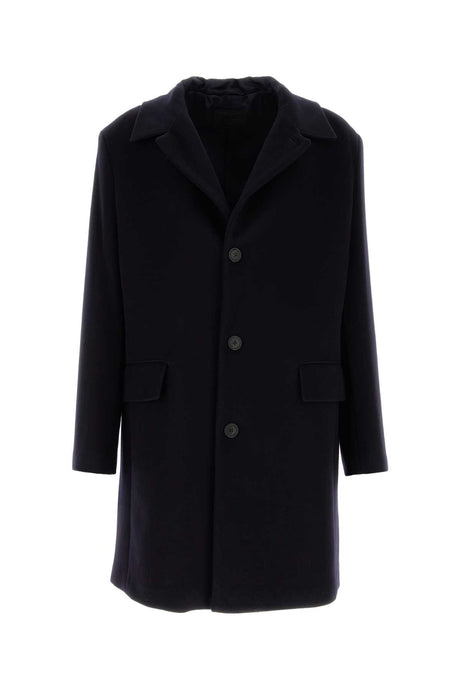 PRADA Midnight Blue Wool Blend Jacket for Men