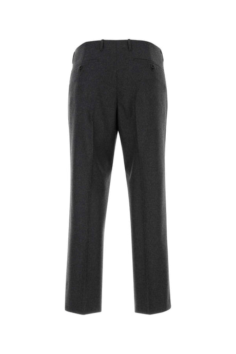 PRADA Classic Wool Pants for Men - Tailored Fit