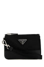 PRADA Sleek Nylon and Leather Mini Wallet - 14 cm x 9 cm