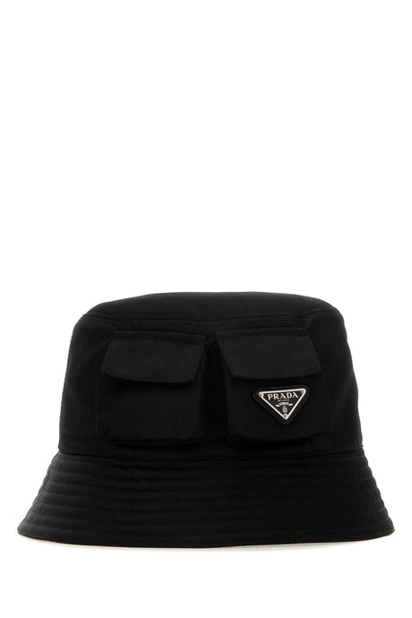 PRADA Recycled Nylon Bucket Hat for Men