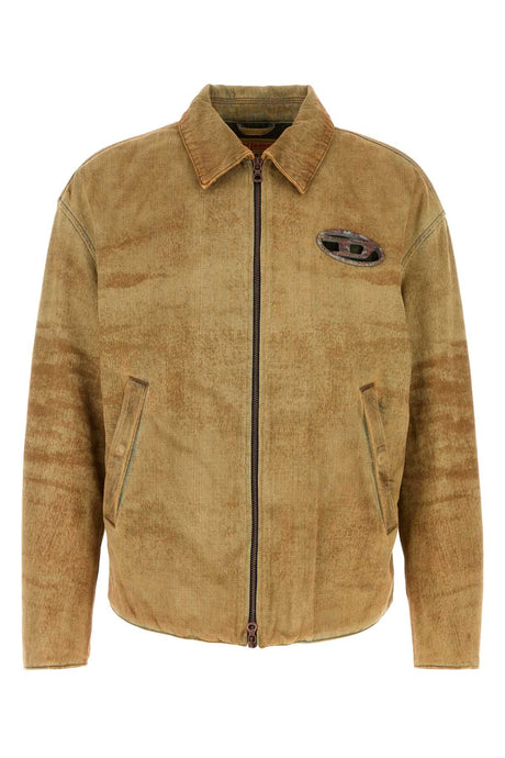 DIESEL Classic Beige Denim Jacket for Men