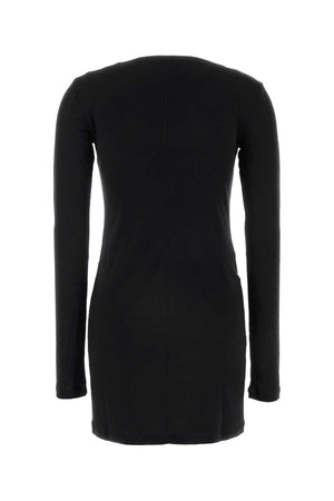 MIU MIU Chic Black Mini T-Shirt Dress for Women