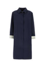 MIU MIU Midnight Blue Cotton Trench Jacket for Women