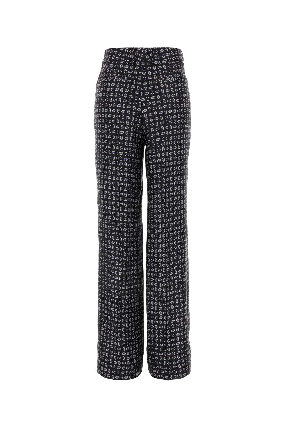 PRADA Elegant Printed Silk Pants for Women