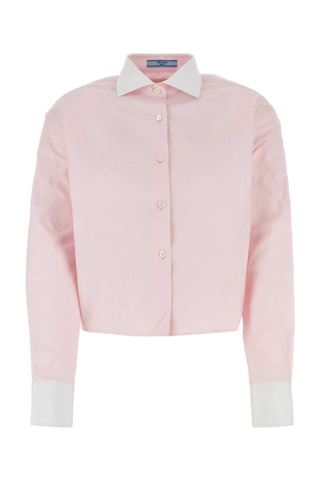 PRADA Pastel Pink Button-Up Shirt