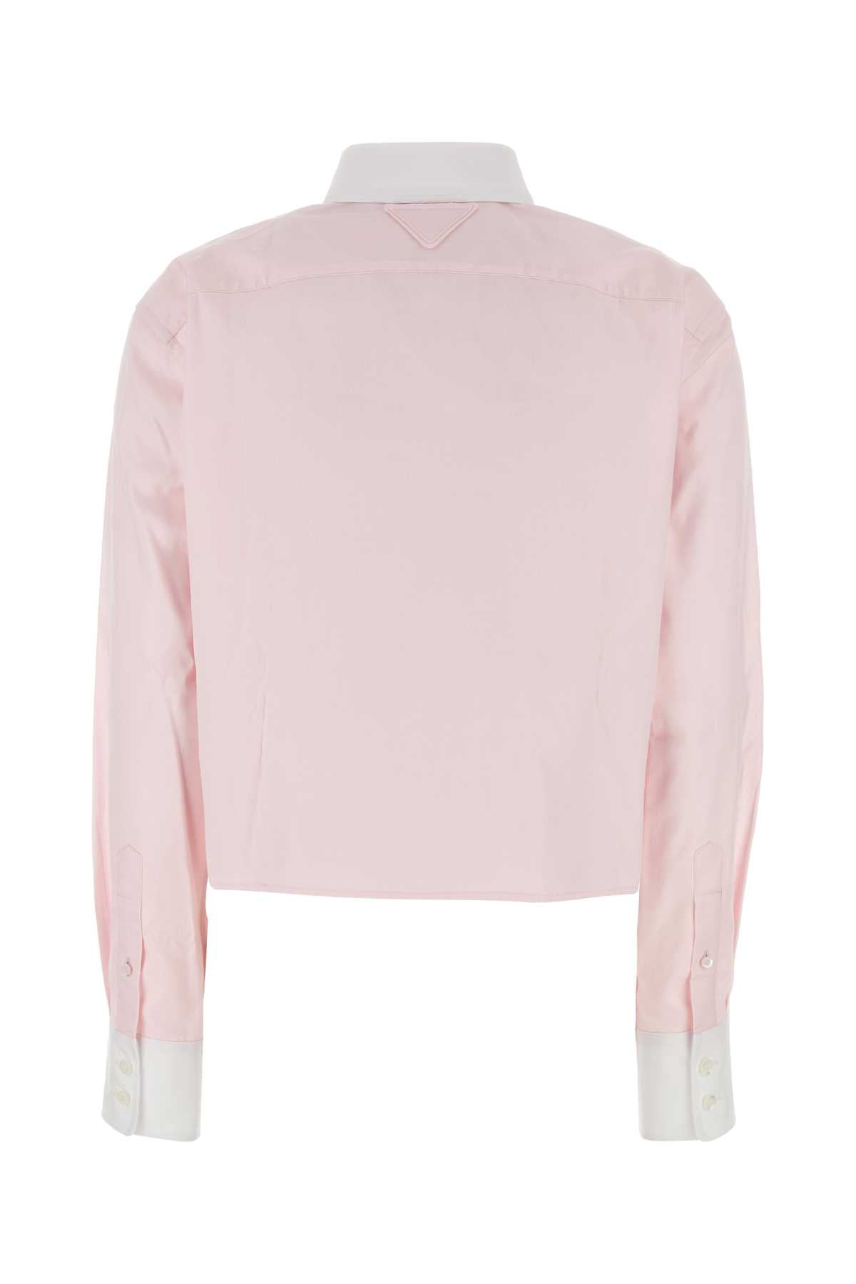 PRADA Pastel Pink Button-Up Shirt