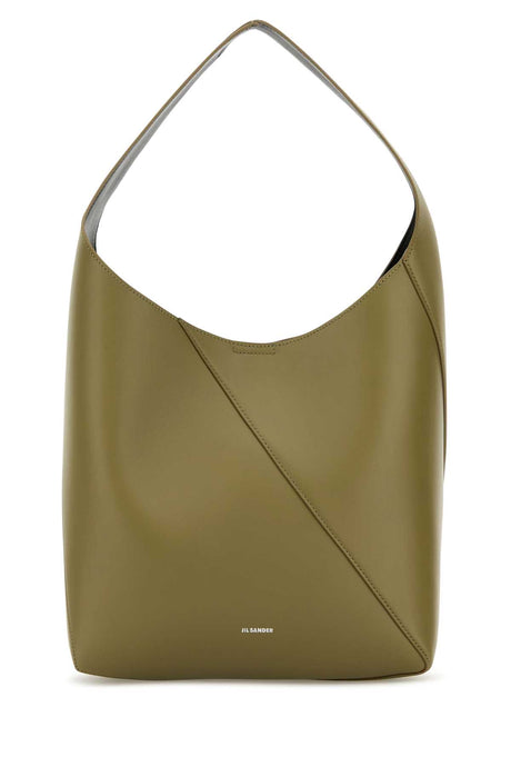 JIL SANDER Medium Leather Vertigo Shoulder Handbag