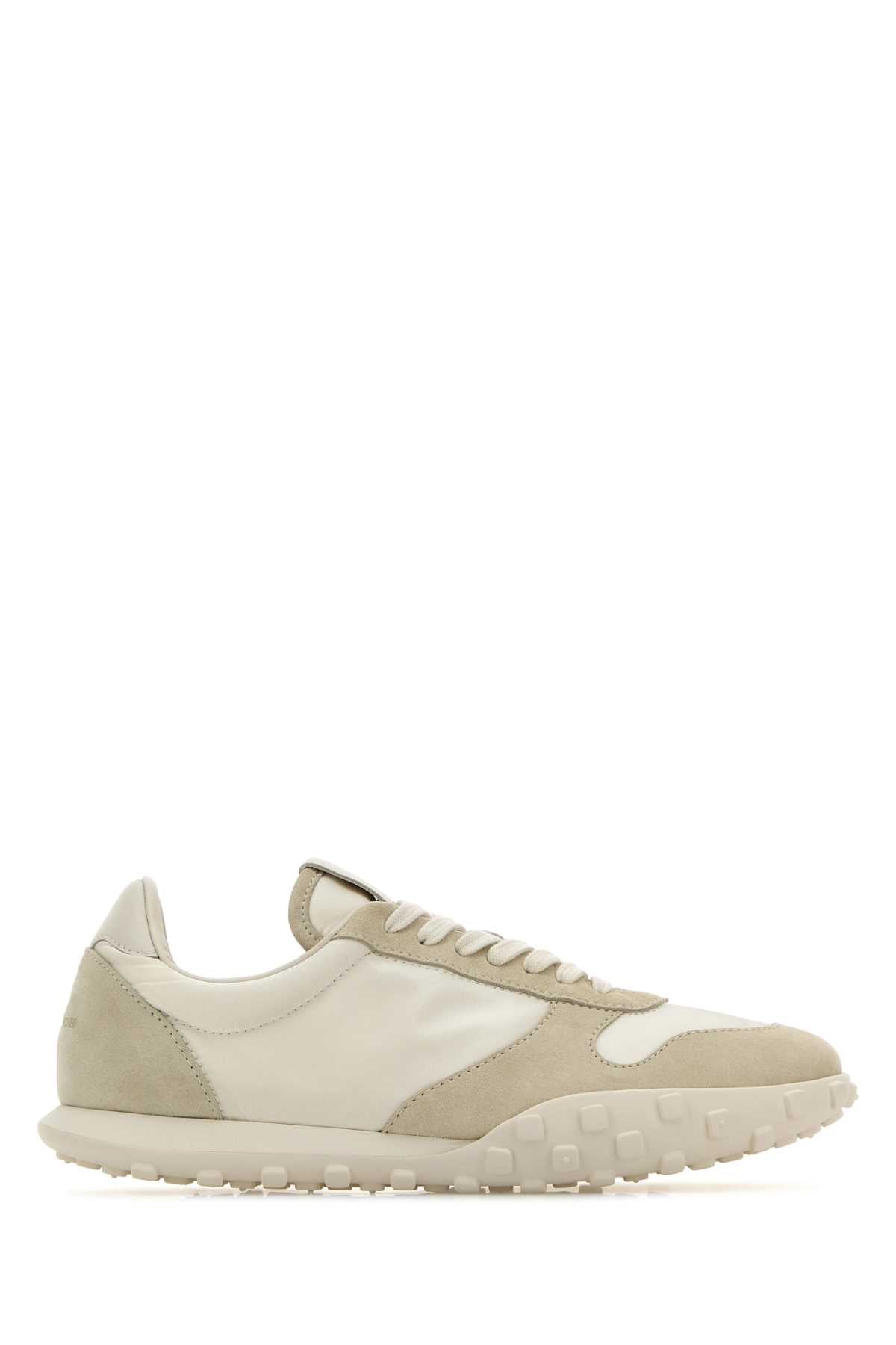 JIL SANDER Two-Tone Suede and Fabric Sneakers for Men - Stylish Footwear