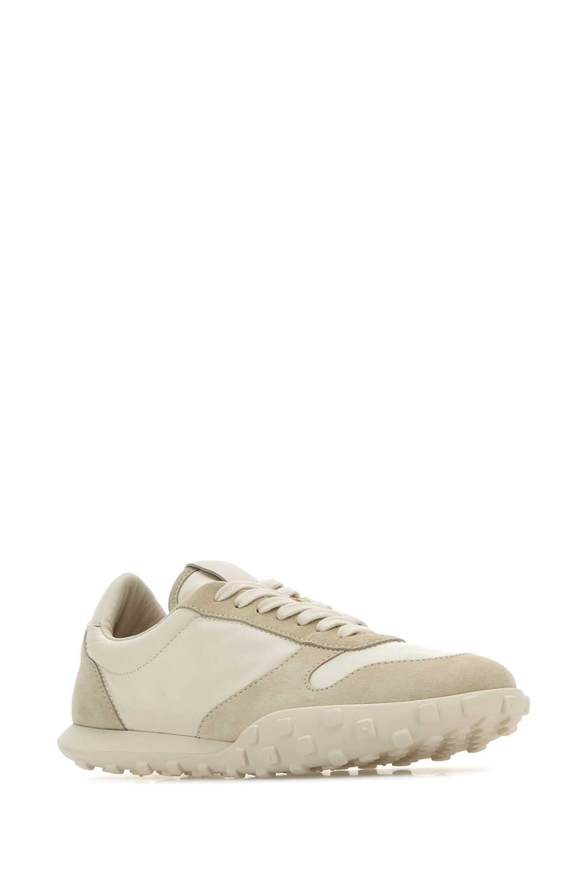 JIL SANDER Two-Tone Suede and Fabric Sneakers for Men - Stylish Footwear