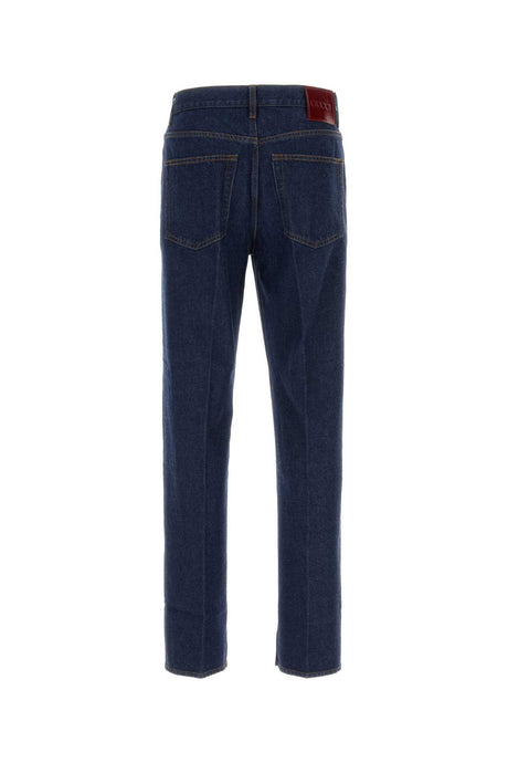 GUCCI Classic Dark Blue Denim Jeans - Men's Fit