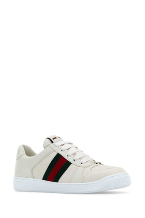 GUCCI Classic Leather Screener Sneakers for Men