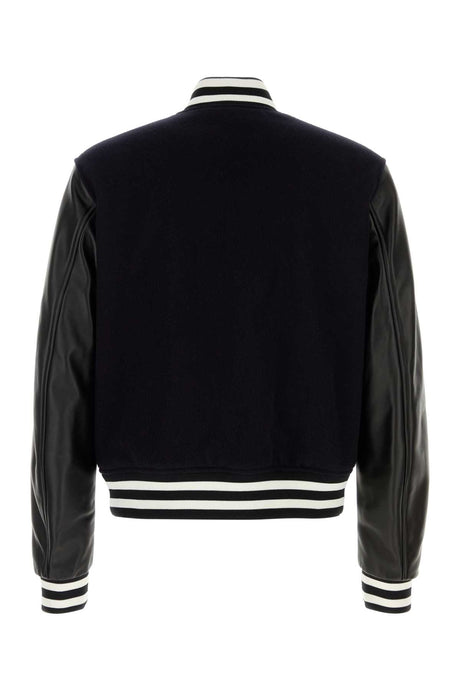 GUCCI Midnight Blue Wool Bomber Jacket for Men