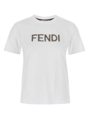 FENDI Cotton T-Shirt for Women - Casual Essential