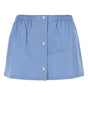 MIU MIU Chic Poplin Mini Skirt