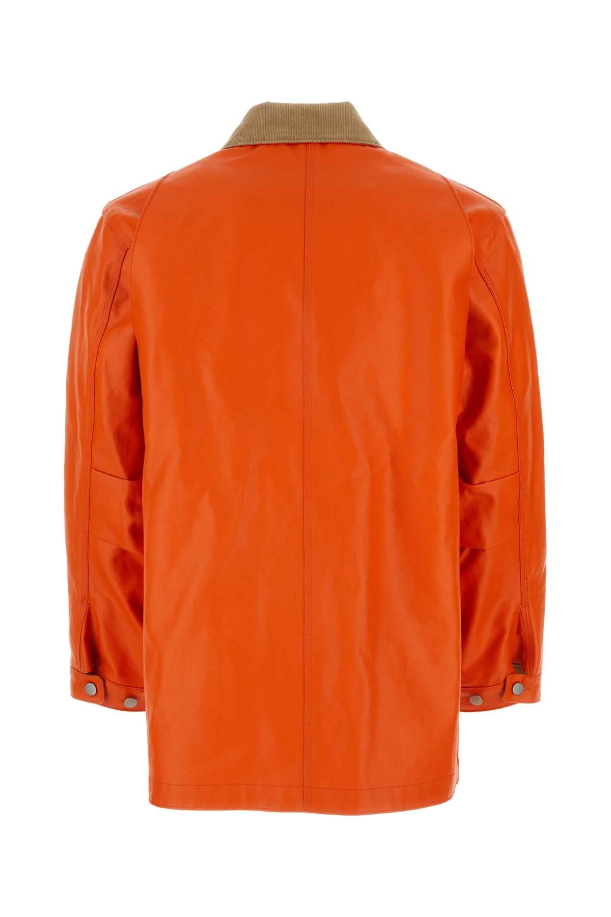 JUNYA WATANABE Men's Orange Cotton Collaboration Jacket