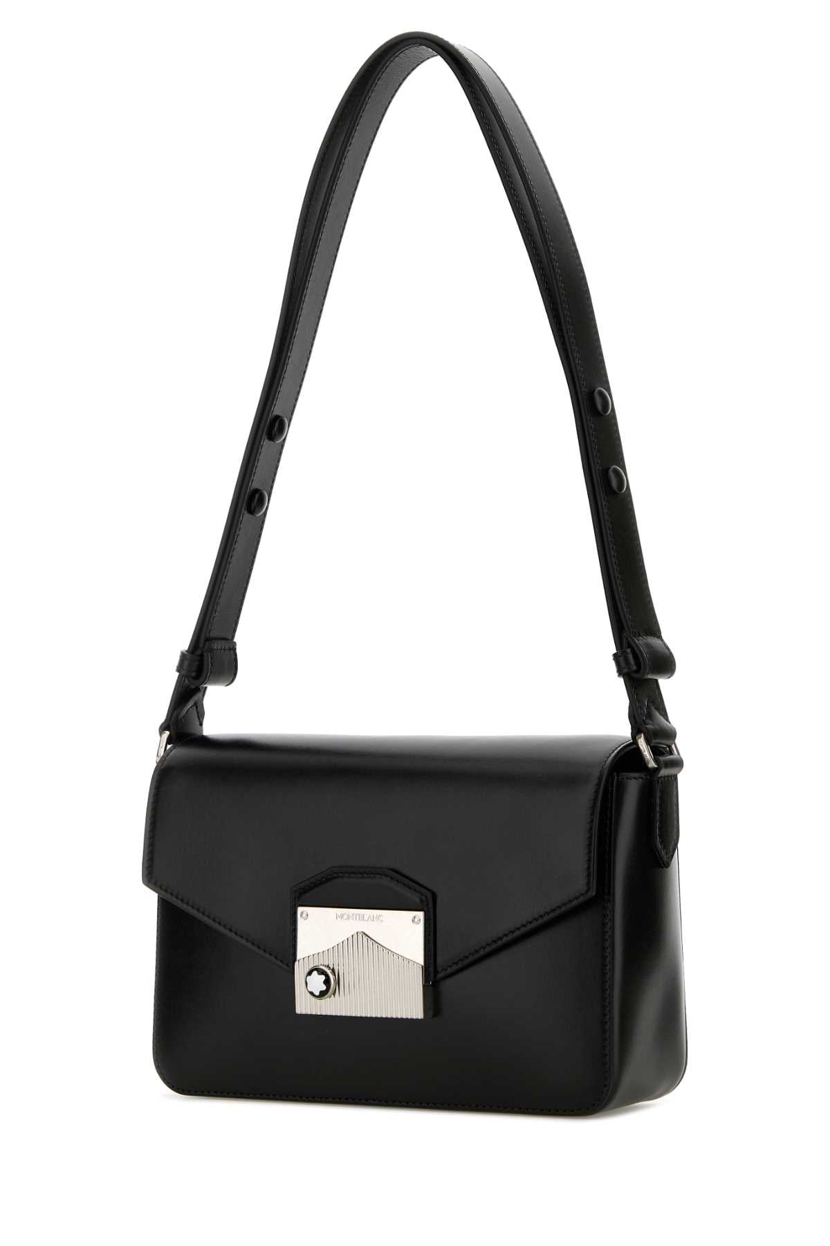 MONTBLANC Mini Black Leather Meisterstuck Crossbody Handbag