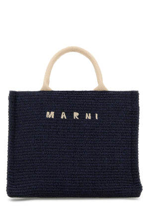 MARNI Mini Raffia Small Shopping Handbag