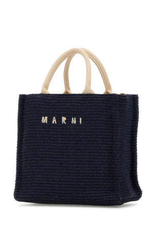 MARNI Mini Raffia Small Shopping Handbag