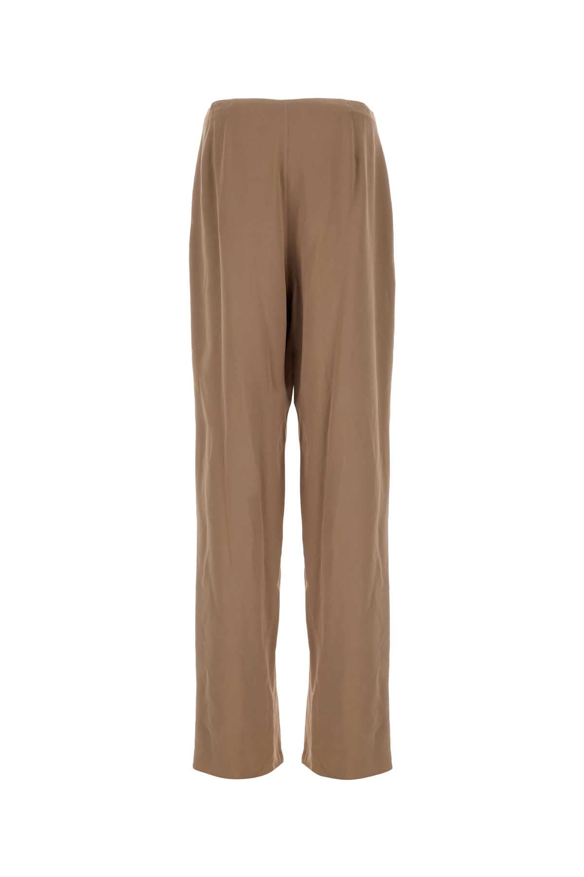 SAINT LAURENT Beige Crepe Pants for Men - 24W Season