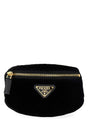 PRADA Mini Velvet Wrist Pouch Handbag