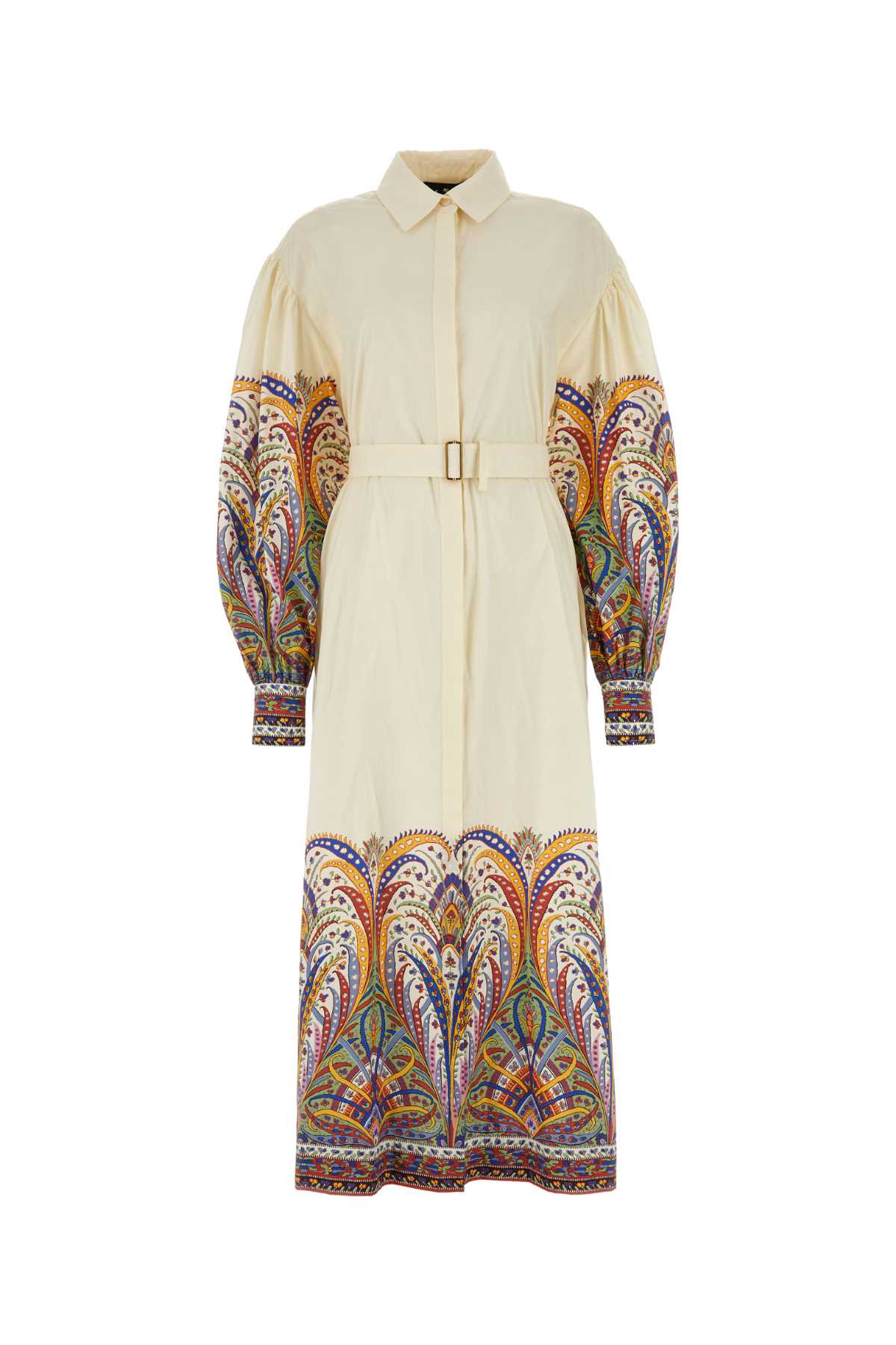 ETRO Printed Cotton Mini Shirt Dress