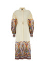 ETRO Printed Cotton Mini Shirt Dress