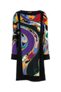 EMILIO PUCCI Vibrant Printed Stretch Visco Mini Dress